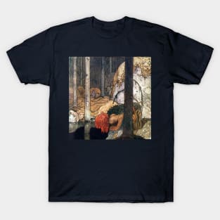 Humpe Drank at a Stream - John Bauer T-Shirt